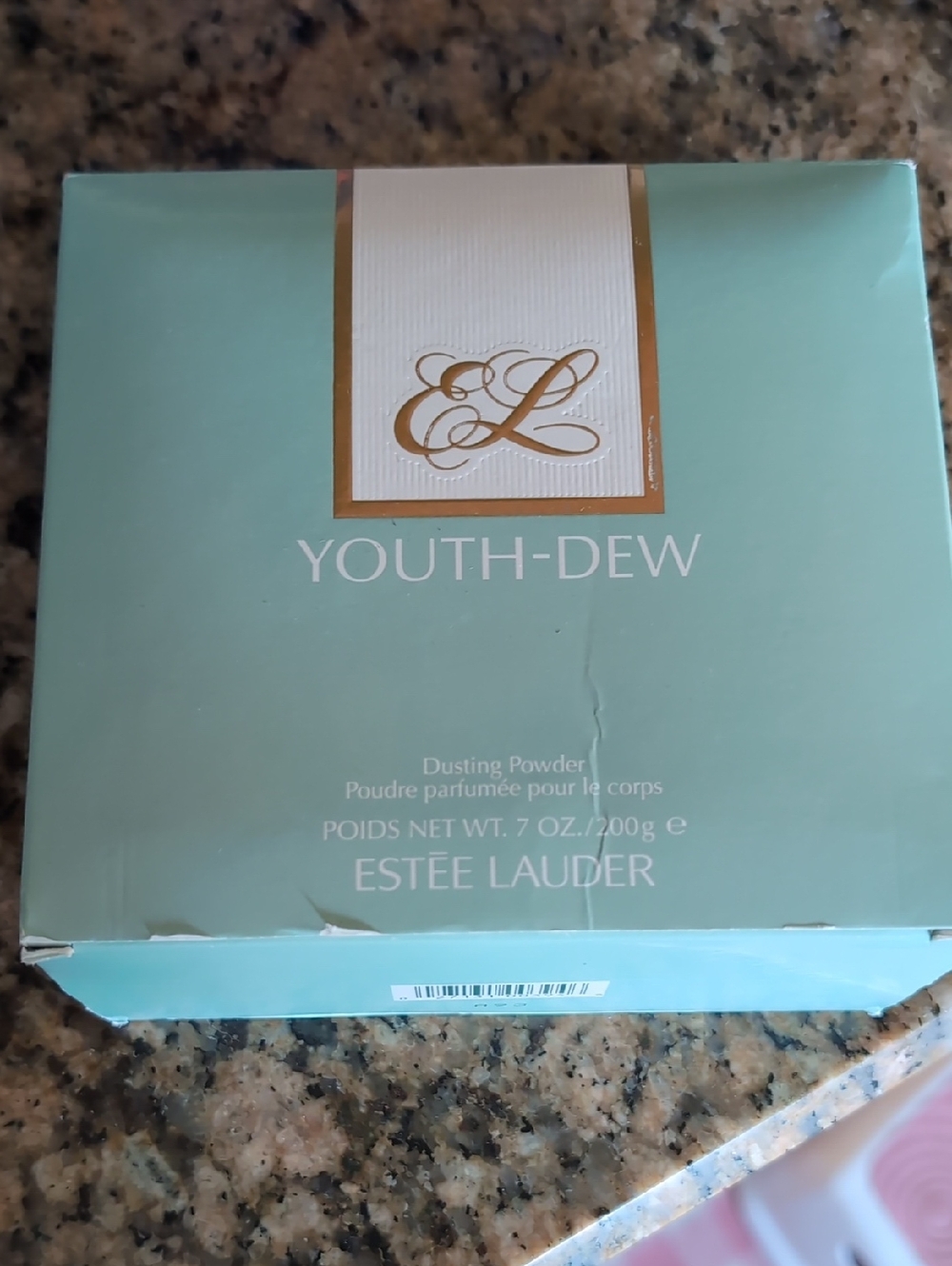 Estee Lauder Youth-Dew Dusting Powder - Mint Green Box 7oz